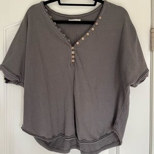 Neuflora Button up cotton tshirt
